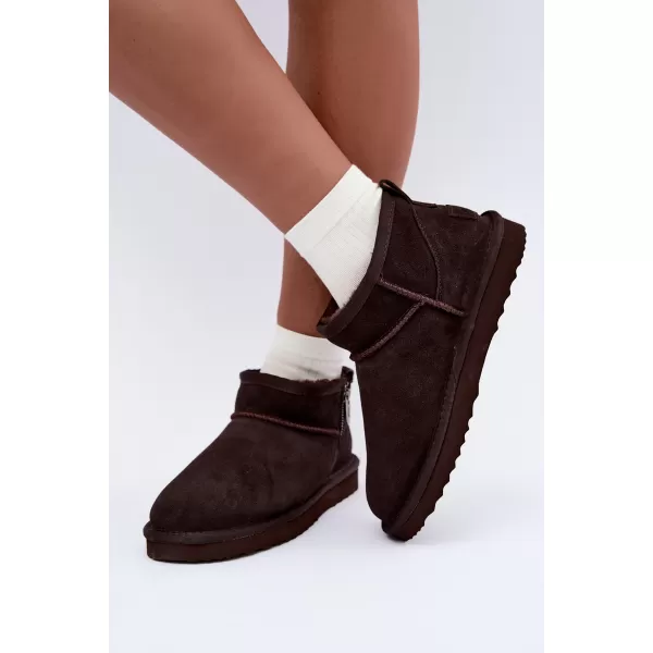  Dámské sněhule VINCEZA 97971 CHOCOLATE 