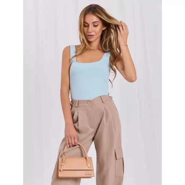  Dámský top RUE PARIS RV-TP-A1465.09 LIGHT BLUE 