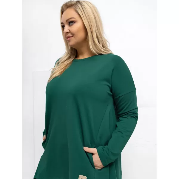  Dámská tunika RELEVANCE RV-TU-5042.09X DARK GREEN 
