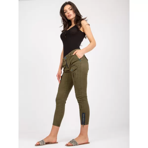  Dámské kalhoty FACTORY PRICE EM-SP-DY218.85 KHAKI 