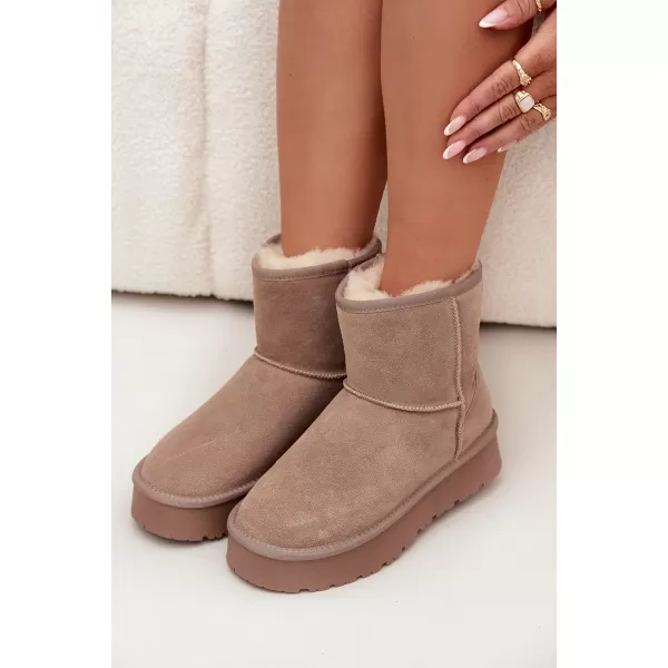  Dámské sněhule BOTO W5825 BEIGE 