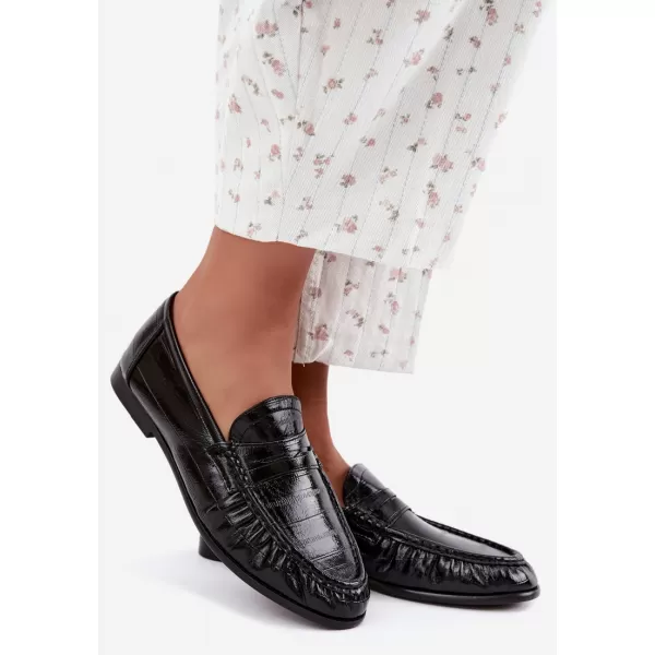  Dámské mokasíny BOTO THS-170 BLACK 