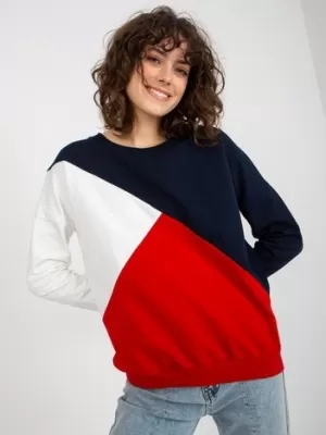 Dámská mikina RELEVANCE RV-BL-8463.41P NAVYY BLUE/RED