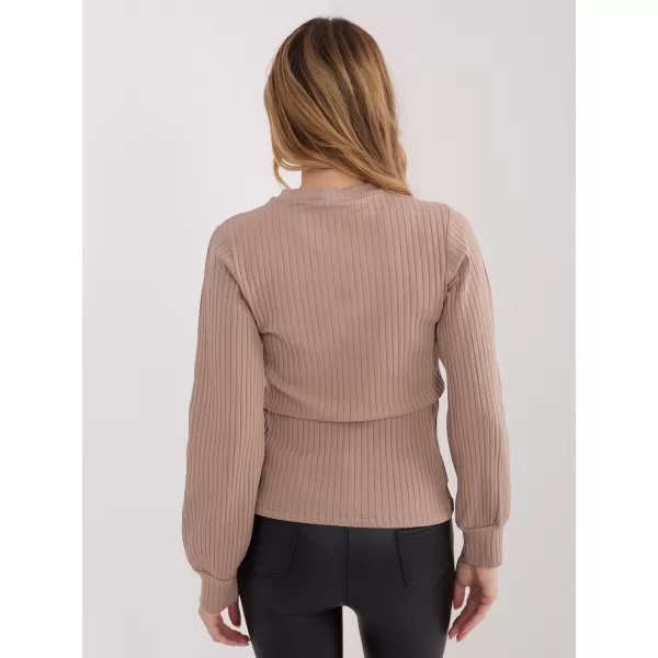  Dámská halenka RUE PARIS RV-BZ-A1051.96 DARK BEIGE 