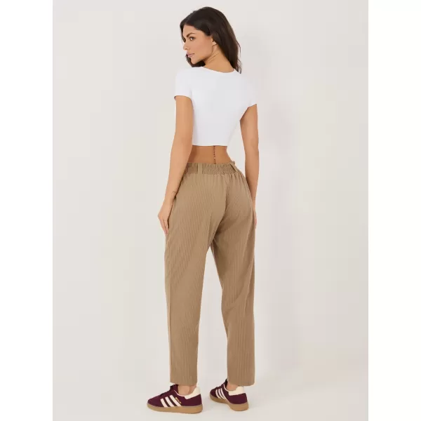  Dámské kalhoty RUE PARIS RV-SP-A1311.60 DARK BEIGE 