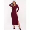 Dámské šaty ITALY MODA IT-SK-21619.97 BURGUNDY