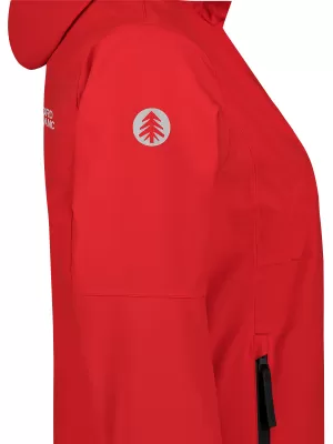 Dámská nepromokavá bunda NORDBLANC BOURNE NBSJL8317 ČERVENÁ