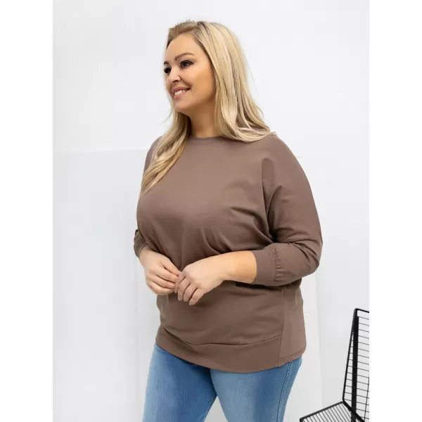  Dámská halenka RELEVANCE RV-BZ-A1075.96 DARK BEIGE 