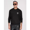 Pánská mikina OMBRE OM-SSNZ-0271 BLACK