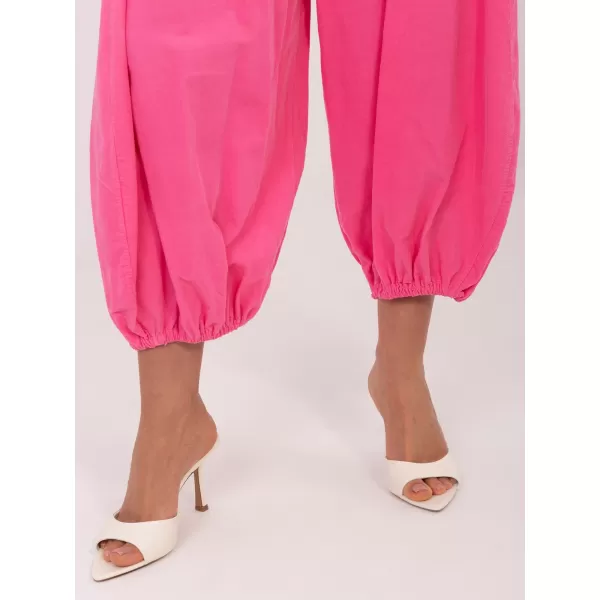  Dámské kalhoty ITALY MODA IT-SP-FL10309-1.91 DARK PINK 