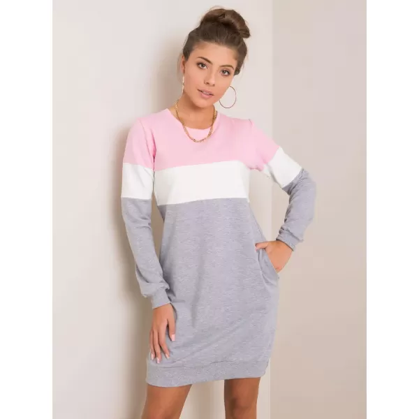  Dámské šaty RUE PARIS RV-SK-5869.04 PINK 