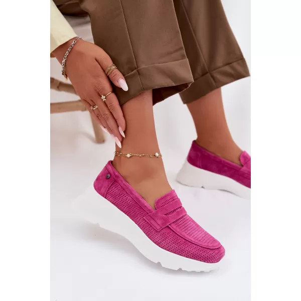  Dámské mokasíny VINCEZA 79626 FUCHSIA 