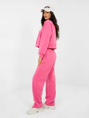 Dámská tepláková souprava ITALY MODA IT-KMPL-22212.85 DARK PINK