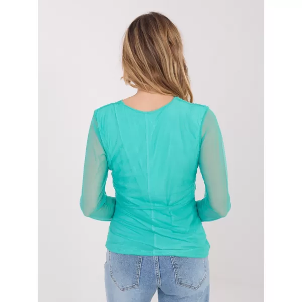  Dámská halenka ITALY MODA IT-BZ-21915.57 TURQUOISE 