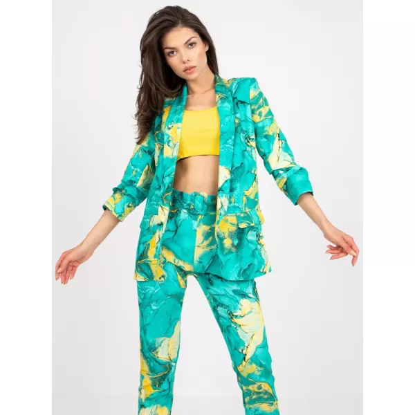  Dámská bunda ITALY MODA DHJ-MA-7684A-1.22X TURQUOISE 