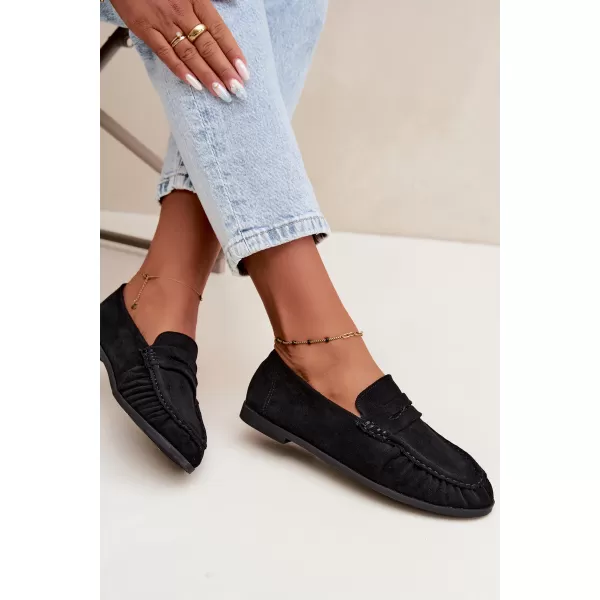  Dámské mokasíny BOTO 9881 BLACK 