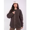 Dámská mikina FACTORY PRICE WT-BL-A1454.84 DARK BROWN