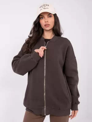 Dámská mikina FACTORY PRICE WT-BL-A1454.84 DARK BROWN