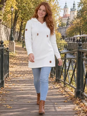 Dámská mikina ALTISPORT INA BÍLÁ