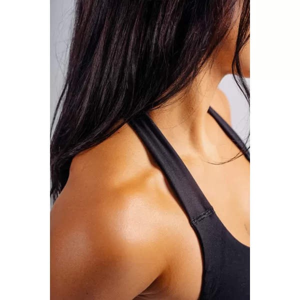  Halter top s vestavěnou podprsenkou NEBBIA PRIMAL 863 BLACK 