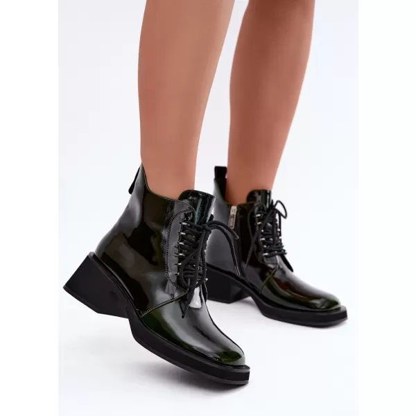  Dámské kotníkové boty GOE UU2N4129 DARK GREEN 