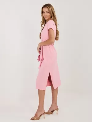 Dámské šaty RUE PARIS RV-SK-A1231.19 BRIGHT PINK