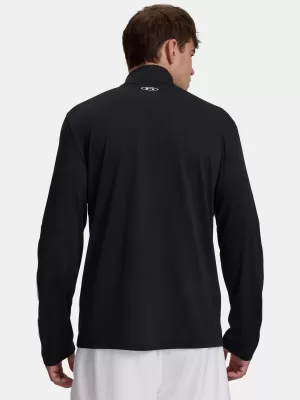 Pánské triko UNDER ARMOUR UA TECH TAPING 1/2 ZIP 6012357-001 ČERNÁ
