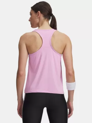 Dámské tílko UNDER ARMOUR TECH KNOCKOUT TANK 1389851-669 RŮŽOVÁ