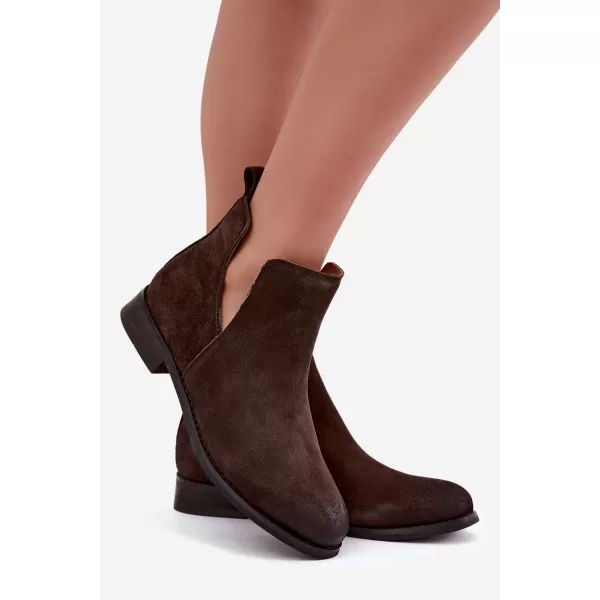  Dámské kotníkové boty VINCEZA 133142 LEATHER 
