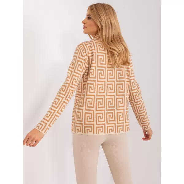  Dámský svetr WOOL FASHION ITALIA AT-SW-2341.00P CAMEL 