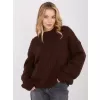 Dámský svetr FACTORY PRICE IN-SW-33831.25 DARK BROWN