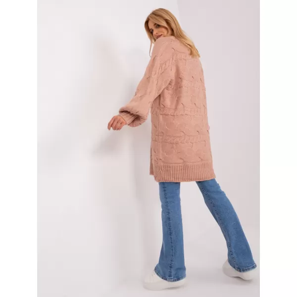  Dámský svetr WOOL FASHION ITALIA AT-SW-2367.76P DARK PINK 