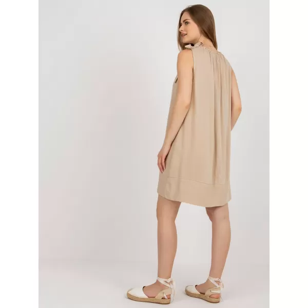  Dámské šaty OCH BELLA TW-SK-BI-89923.29 BEIGE 