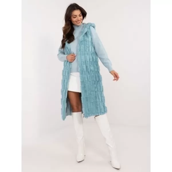  Dámská vesta WOOL FASHION ITALIA AT-KZ-2368-1.06 MINT 