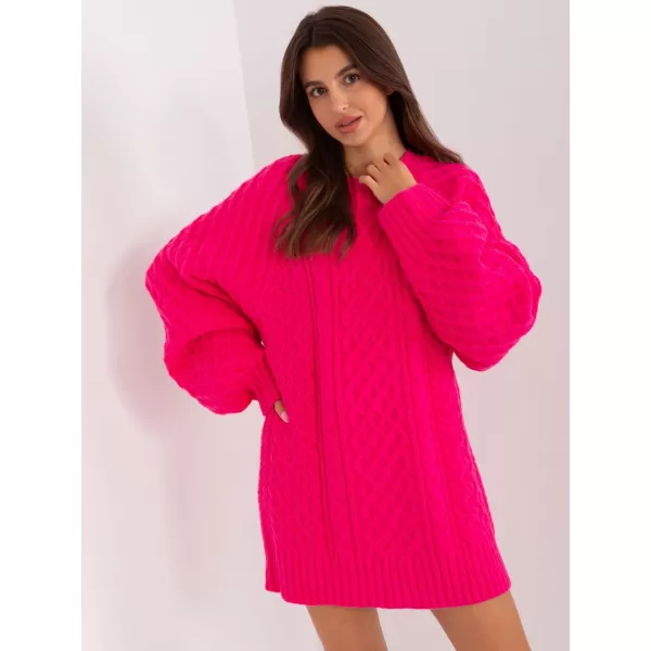  Dámský svetr WOOL FASHION ITALIA AT-SW-2367-2.64P FUCHSIA 