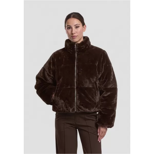  Dámská prošívaná bunda URBAN CLASSICS TB7935-00075 BROWN 