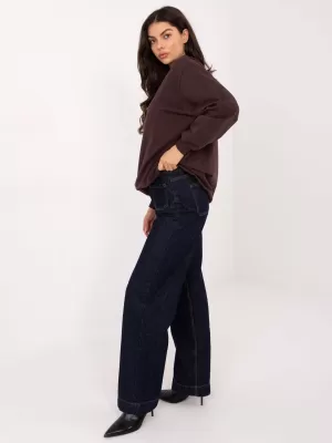 Dámská mikina BASIC FEEL GOOD RV-BL-5185.70P DARK BROWN