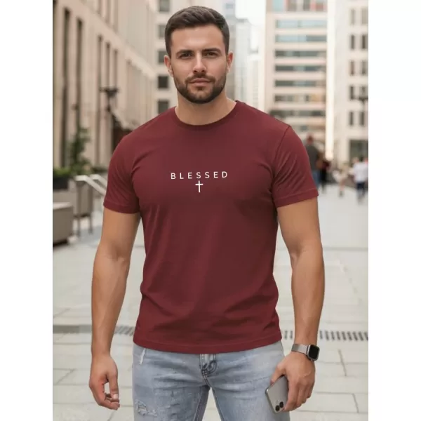  Pánské triko DSTREET BORDO 