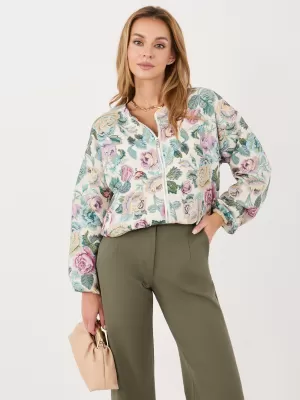 Dámská bunda ITALY MODA IT-KR-FL10357-1.30 GREEN