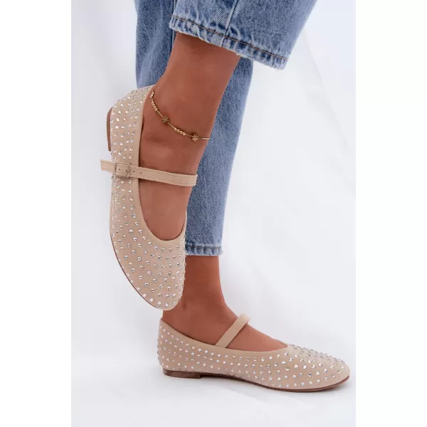  Dámské baleríny BOTO 9748 BEIGE 