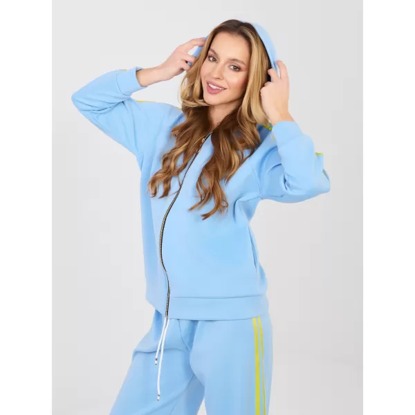  Dámská tepláková souprava RUE PARIS IT-KMPL-21782.93 LIGHT BLUE 