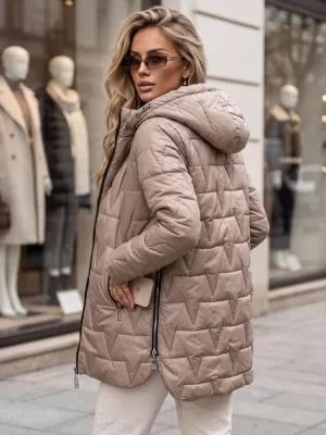 Dámská bunda DSTREET KARAMELOVÁ