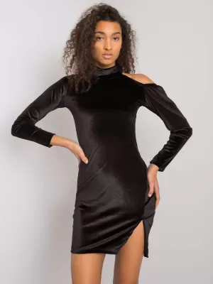 Dámské šaty RUE PARIS RV-SK-7344.66 NOIRE