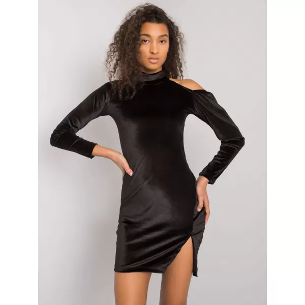  Dámské šaty RUE PARIS RV-SK-7344.66 NOIRE 