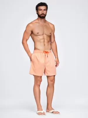 Pánské kraťasy OMBRE OM-SRSS-0216 PASTEL ORANGE