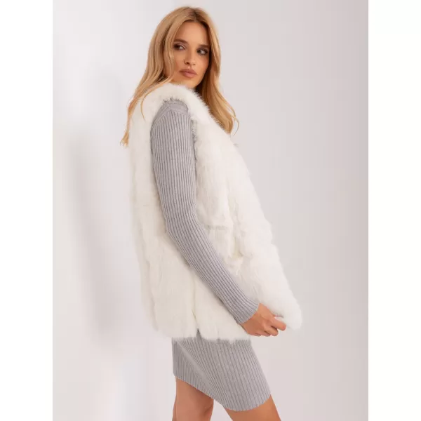  Dámská vesta WOOL FASHION ITALIA AT-KZ-2368.00P ECRU 