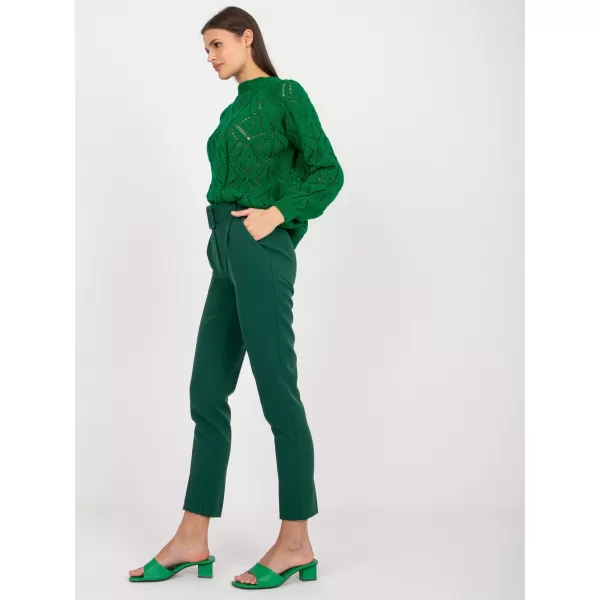  Dámské kalhoty ITALY MODA DHJ-SP-12787.21X DARK GREEN 