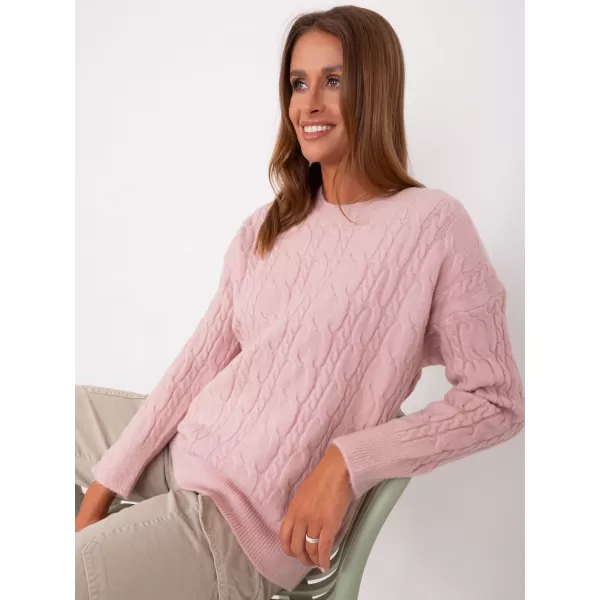  Dámský svetr WOOL FASHION ITALIA AT-SW-2335-1.68P BRIGHT PINK 