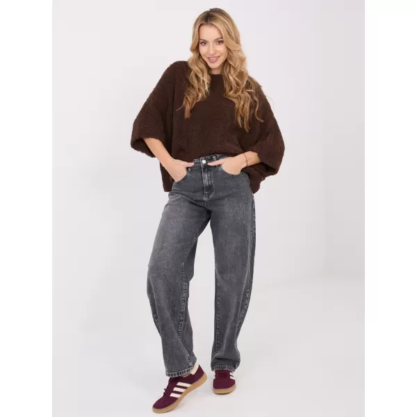  Dámský svetr FACTORY PRICE CH-SW-72996.26 DARK BROWN 