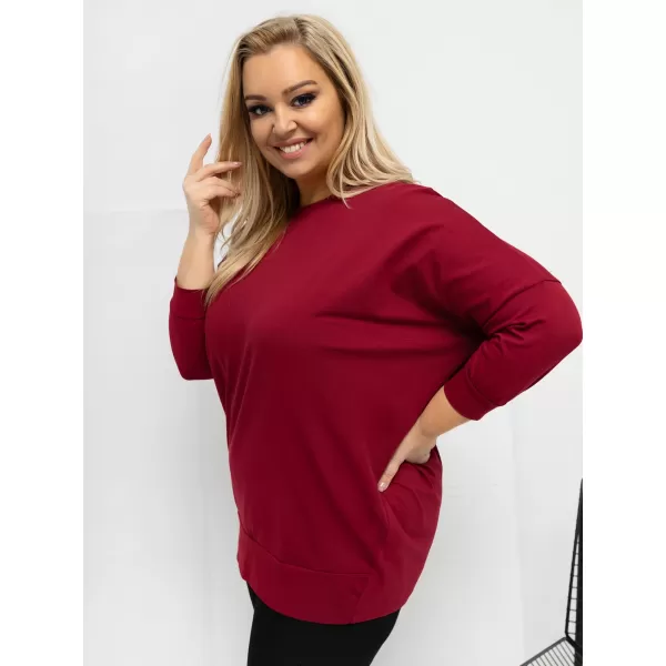  Dámská halenka RELEVANCE RV-BZ-A1075.96 BURGUNDY 